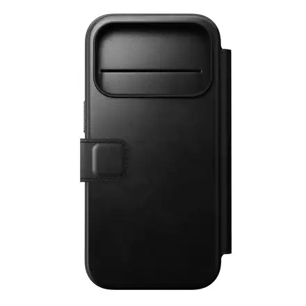 Nomad puzdro Modern Leather Folio Magsafe Horween pre iPhone 17 Pro - Black