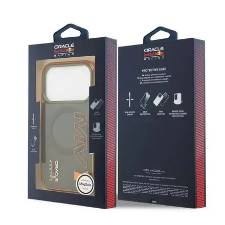 Red Bull PC Double Layer Vertical MV1 MagSafe Zadný Kryt pre iPhone 17 Pro šedá