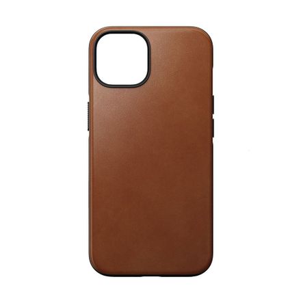 Nomad kryt Modern Leather Case Magsafe pre iPhone 14 - English Tan