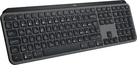 Logitech MX Keys S - bezdrôtová podsvietená klávesnica + opierka dlane - US - grafitová