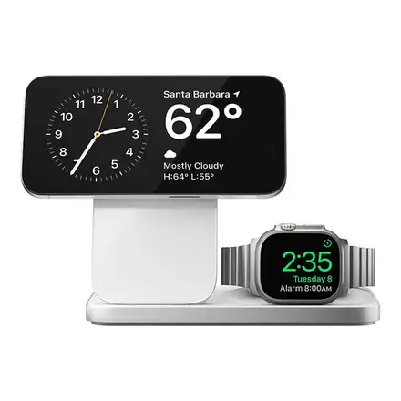 Nomad Stand One Max Qi2 25W 4th Gen - Silver