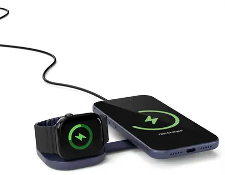 Epico UltraBase Qi2 25W 2in1 Fold Metal Mag+ Wireless Charger EF35 - deep blue