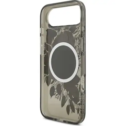 Guess IML Flowers Strap MagSafe kryt iPhone Air čierny