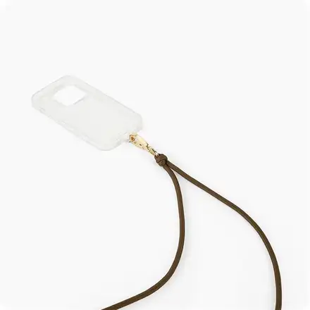 iDeal Cord Phone Strap Mocha Mousse