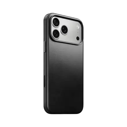 Nomad kryt Traditional Leather Case Magsafe pre iPhone 18 Pro - Black
