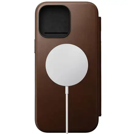 Nomad puzdro Modern Leather Folio Magsafe pre iPhone 16 Pro Max - Brown