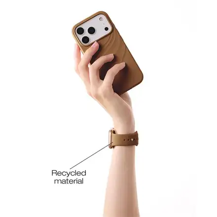 iDeal Soft Swirl Silicone Watch Band 38/40/41/42 S-M Salted Caramel