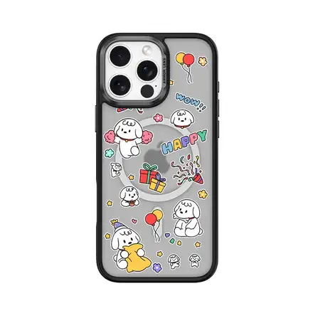 Comma kryt Cultural Series Magnetic Case pre iPhone 16 - Happy Dog