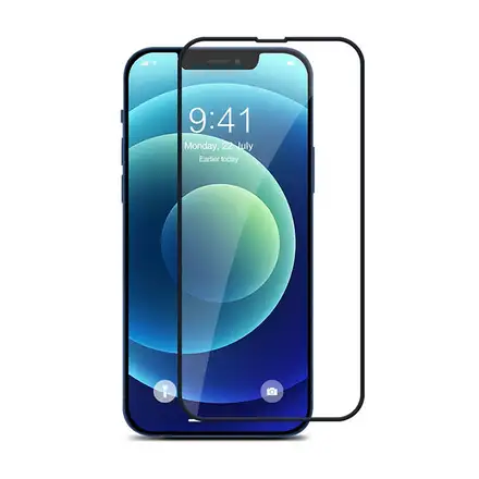 Devia ochranné sklo Star Series Full Screen pre iPhone 16e/13/13 Pro - Black Frame