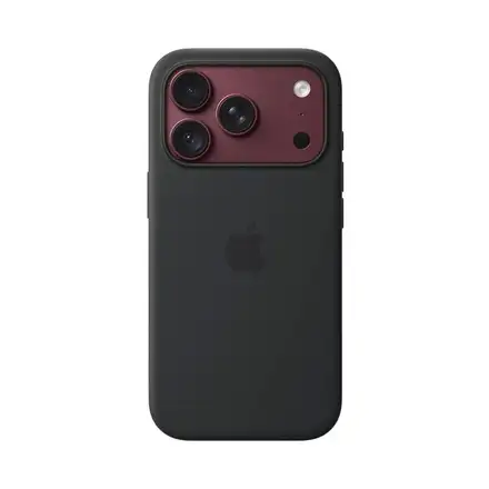 iPhone 18 Pro Silicone Case with MagSafe - Black