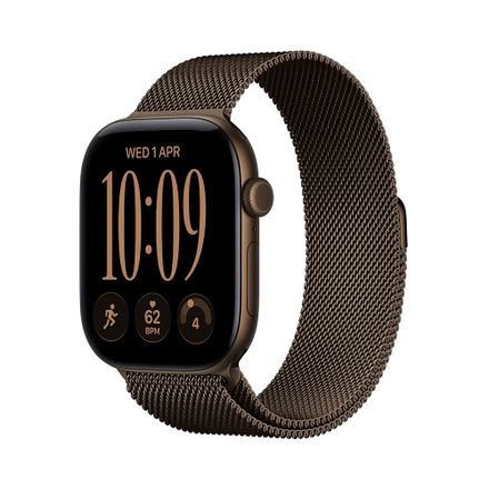 Apple Watch Series 12 GPS 42mm Dark Bronze Aluminium Case with Dark Bronze Milanese Loop