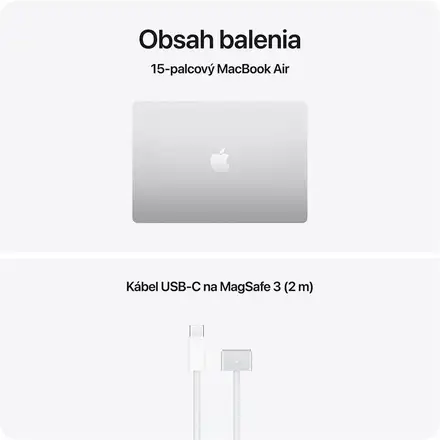 CTO MacBook Air 15" Apple M5 10C CPU 10C GPU 32GB 2TB Strieborný SK