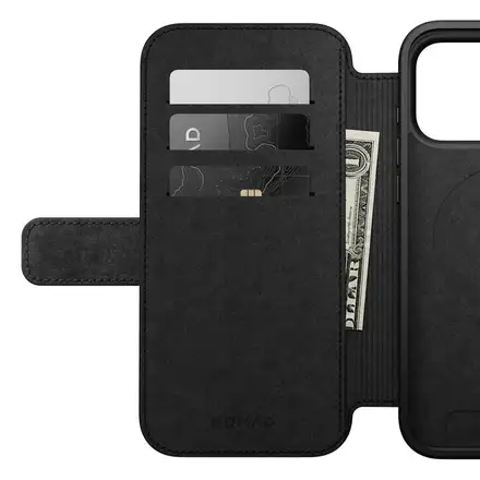 Nomad puzdro Modern Leather Folio Magsafe pre iPhone 17 Pro Max - Black