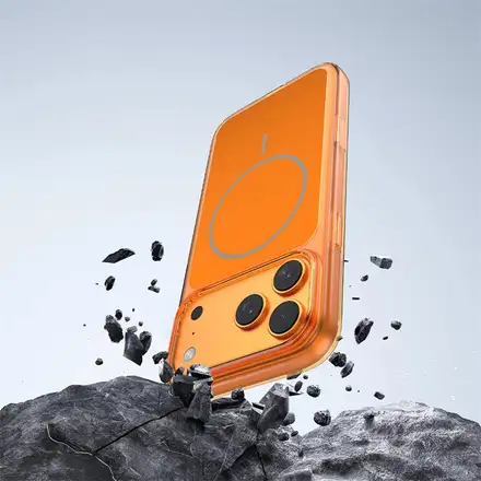 Comma kryt Crystal Shield Magnetic Case pre iPhone 17 Pro - Clear