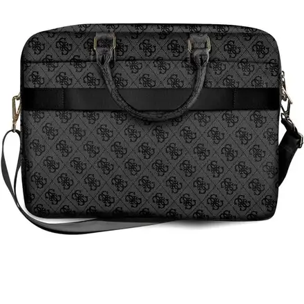 Guess PU 4G Metal Logo Taška na MacBook 15/16" šedá