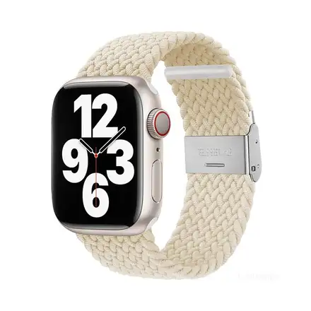 Devia remienok Deluxe Series Sport4 Nylon Braided Adjustable Band 40/41/42mm -  White
