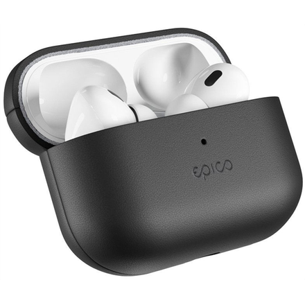 Epico Leather Case pro Airpods Pro 3 - čierna