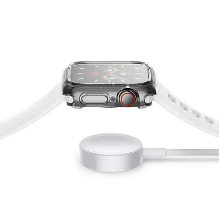 Spigen kryt Ultra Hybrid pre Apple Watch 4/5/6/SE/SE 2 40mm - Crystal Clear