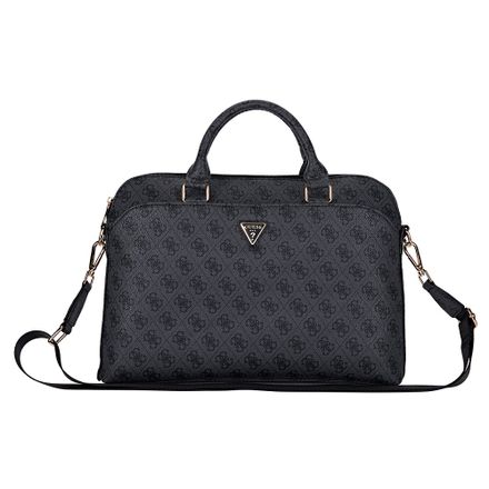 Guess PU 4G Triangle Logo Taška na MacBook 13/14/15" čierna