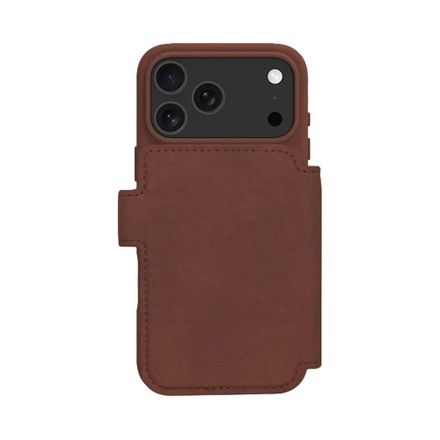 dbramante1928 - Puzdro Lynge s MagSafe pre iPhone 17 Pro, dark tan