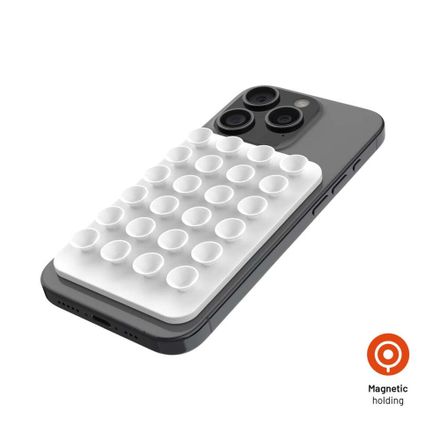 FIXED MagMate MagSafe držiak s prisavkam, biely