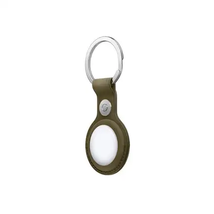Apple AirTag FineWoven Key Ring - Dark Olive
