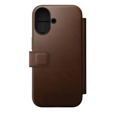 Nomad puzdro Modern Leather Folio Magsafe pre iPhone 17 - Brown