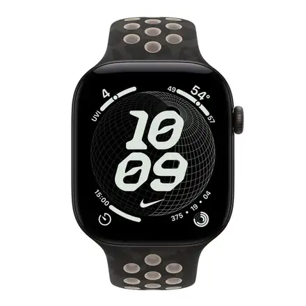 Apple Watch 46mm After Dark Black Nike Sport Band - S/M