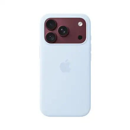 iPhone 18 Pro Silicone Case with MagSafe - Crisp Blue