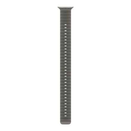 Apple Watch 49mm Translucent Black Ocean Band Extension - Natural Titanium Finish