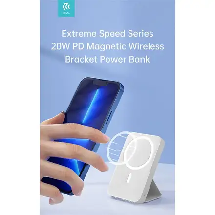 Devia powerbank Extreme Speed Series Magnetic Wireless 5000 mAh PD 20W - Black