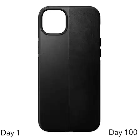 Nomad kryt Modern Leather Case Magsafe pre iPhone 14 Plus - Black