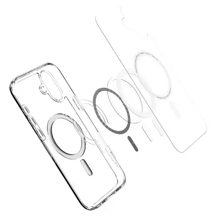 Spigen kryt Ultra Hybrid Magsafe pre iPhone 16 - White