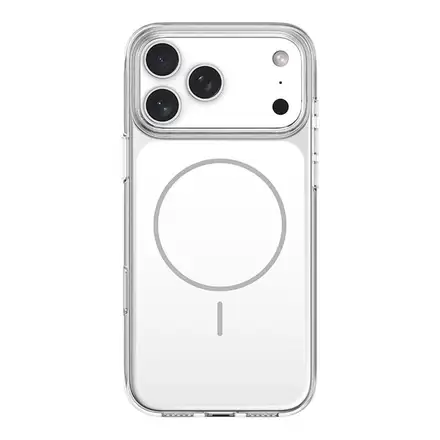 Comma kryt Crystal Shield Magnetic Case pre iPhone 17 Pro Max - Clear