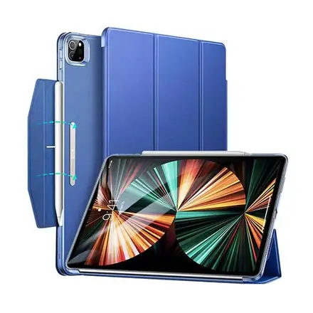 ESR puzdro Ascend Trifold Case pre iPad Pro 12.9" 2021/2022 - Navy Blue