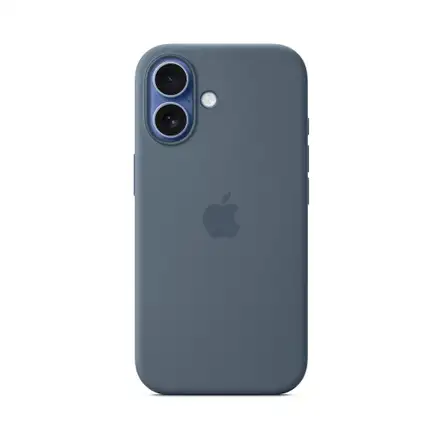 iPhone 17 Silicone Case with MagSafe - Oceľovo modrá