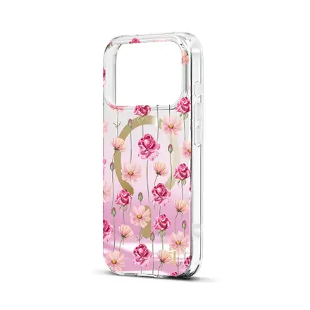 iDeal Fashion Mirror Case MagSafe iPhone 17 Pro / 18 Pro Rose Blush Floral