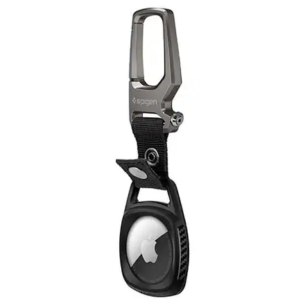 Spigen puzdro Rugged Armor Case pre AirTag - Black