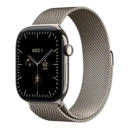 Apple Watch 46mm Natural Milanese Loop - M/L