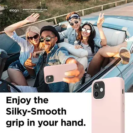 Elago kryt Silicone Case pre iPhone 12 mini - Lovely Pink