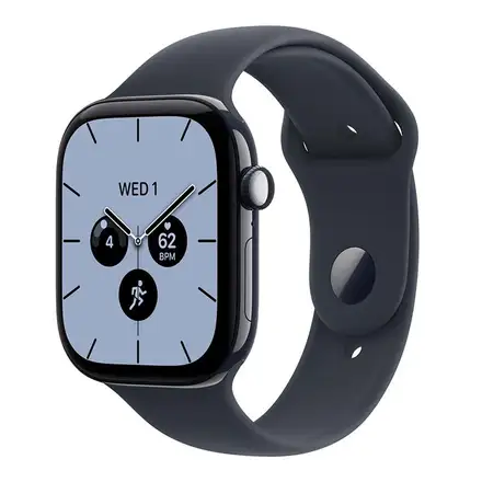 Apple Watch Series 12 GPS + Cellular 46mm Night Blue Ceramic Case with Navy Blue Sport Band - M/L