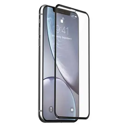 Devia ochranné sklo Van Entire View pre iPhone SE 2020/2022 - Black Frame