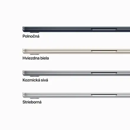 MacBook Air 15" M2 8C CPU 10C GPU 8/256 GB kozmická sivá SK *Trieda A*