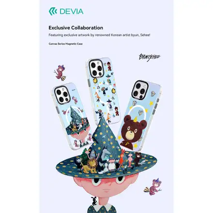 Devia kryt Canvas Series Magnetic Case pre iPhone 16 Pro Max - Magician
