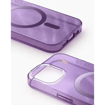 iDeal Fashion Clear Case MagSafe iPhone 13/14/15/16e/17e Amethyst Mist