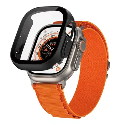 PanzerGlass ochranné sko Full Body pre Apple Watch Ultra 49mm - Black