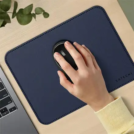 Satechi podložka pod myš Vegan-Leather Premium Mouse Pad - Blue