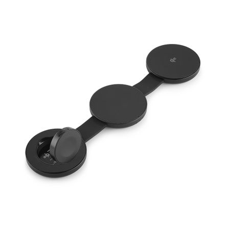 Aiino - Clap 3 in 1 Wireless charger with Qi2 - Black