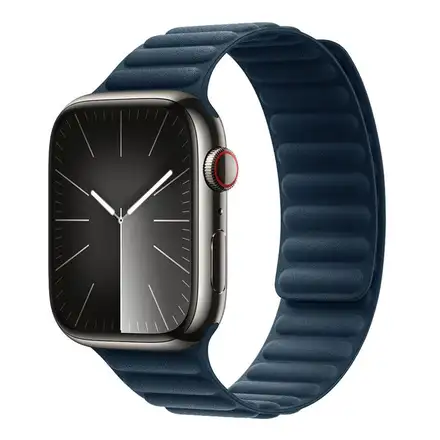 Devia remienok Deluxe Magnetic Fiber Watch Band 44/45/46mm - Sea Blue