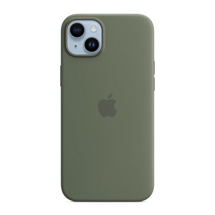 Apple iPhone 14 Plus Silicone Case with MagSafe - Olive